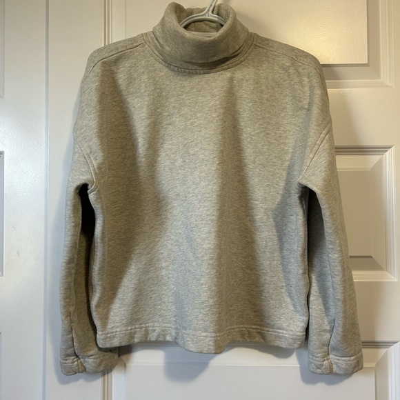 Everlane Boxy Oversized Organic Cotton The Turtleneck Sweater Sweatshirt - Picture 2 of 11